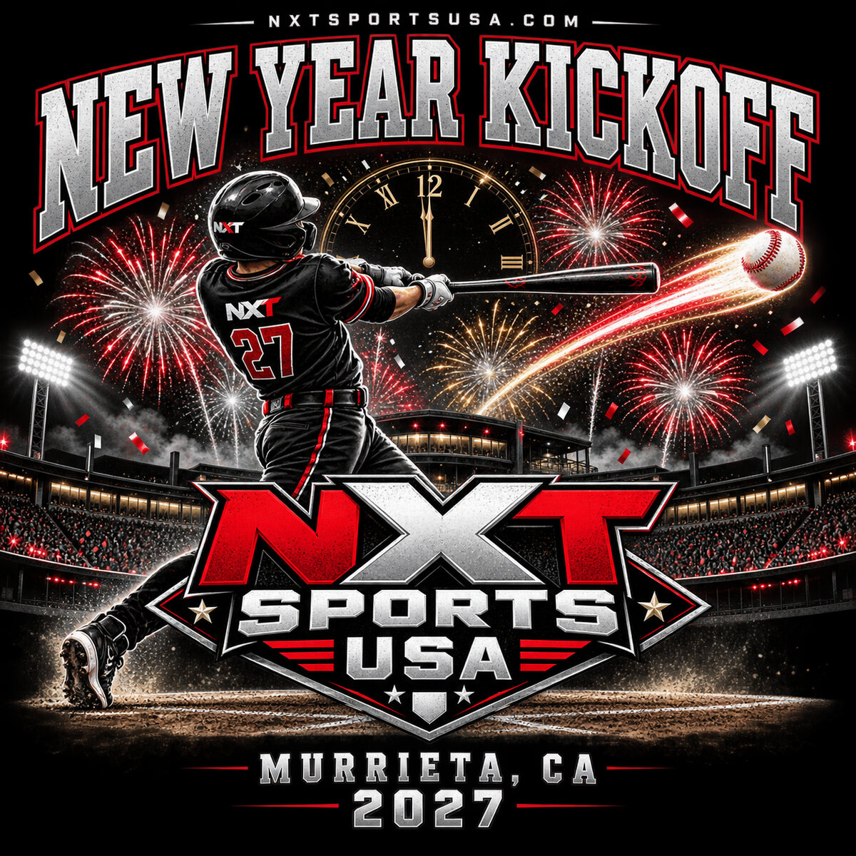 NXT New Year Kickoff tournament flyer