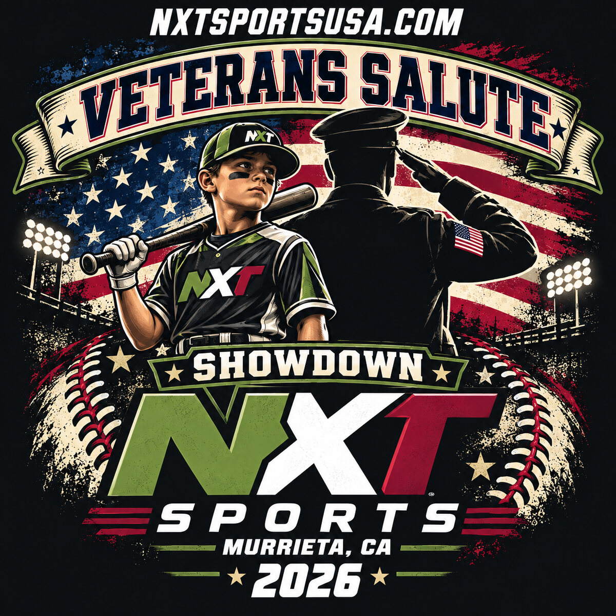 NXT Veterans Salute tournament flyer